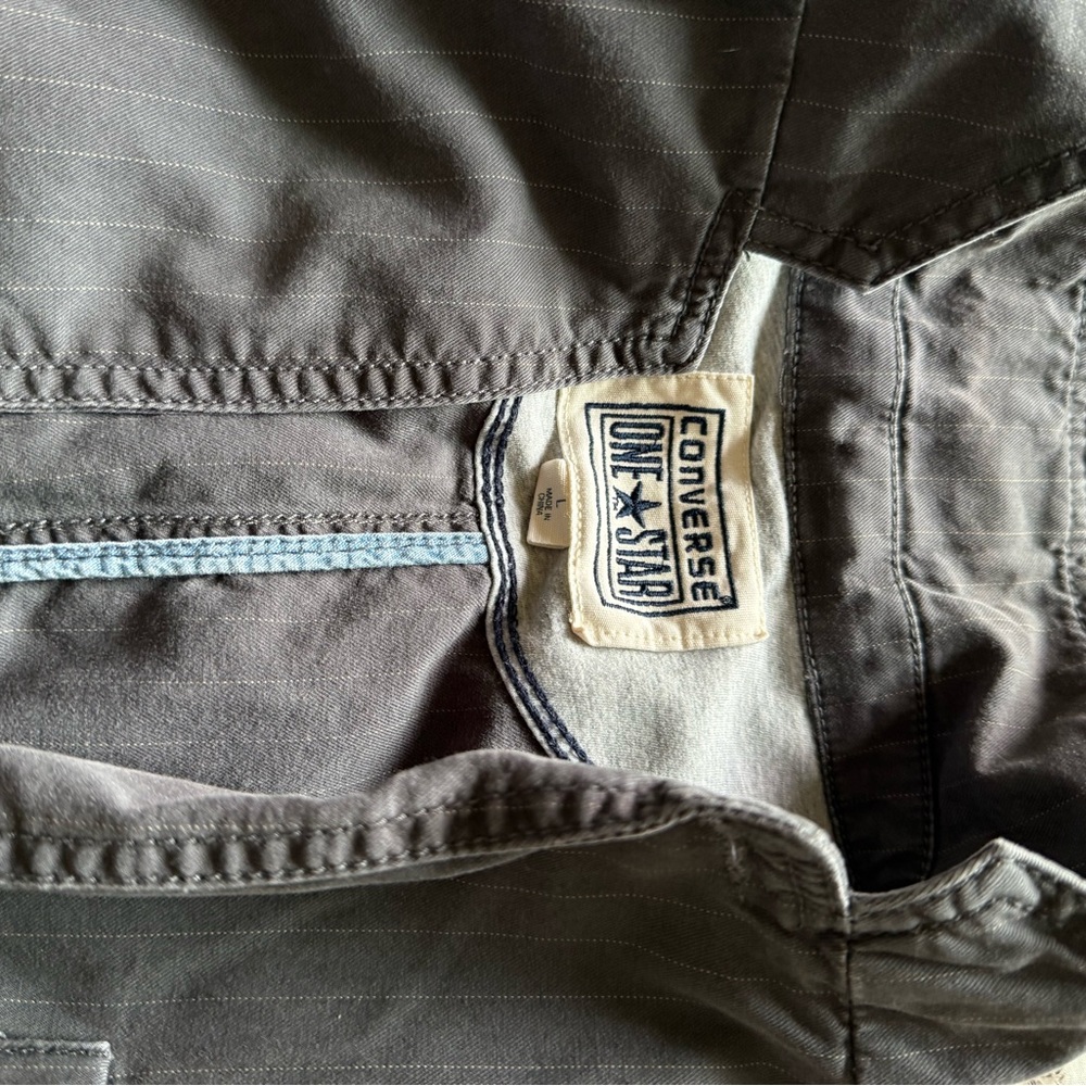 Converse One Star Gray Button-Up jacket - image 1